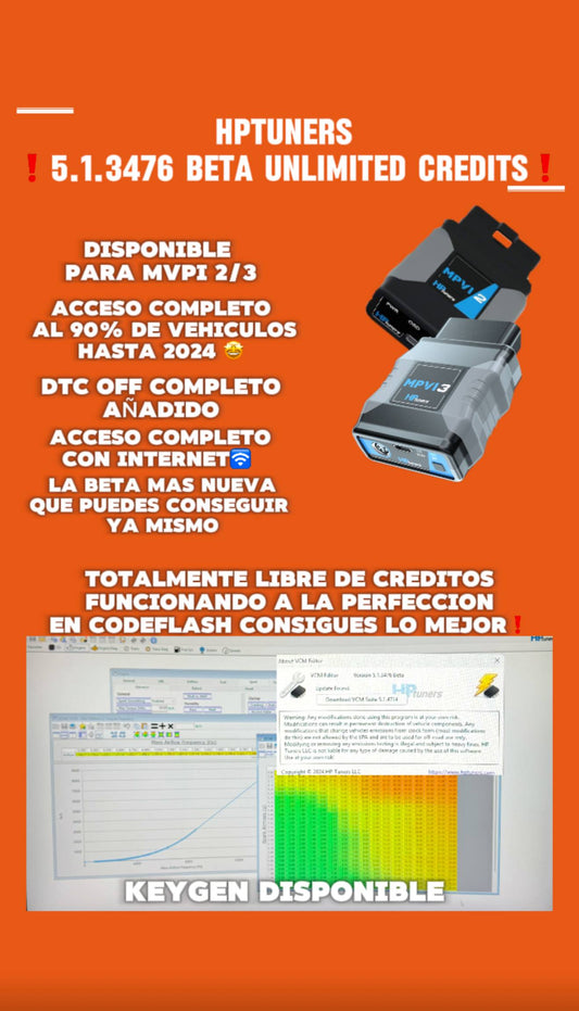HPTUNERS BETA 5.1.3476 2024 VEHICLES AVAILABLE